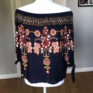 Off the shoulder blouse